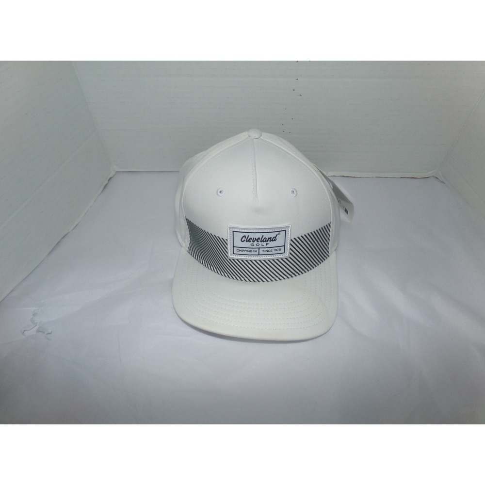 Cleveland Golf Chipping In 1979 Hat White Striped Snapback Cap